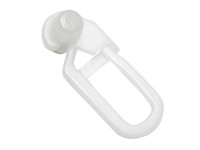 Schöner Wohnen Jezdec pro kolejničky pro záclonové tyče Mona bílý 20 ks