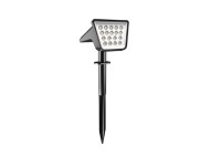 LUTEC LED solární svítidlo LUNAR 1,2W 90lm bílá + RGB IP44, 95 x 107 x 235 mm
