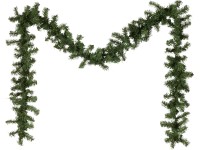 BWO Vánoční umělá girlanda jedlová zelená 180x větev, 270 cm BWO Vánoční umělá girlanda jedlová zelená 180x větev, 270 cm