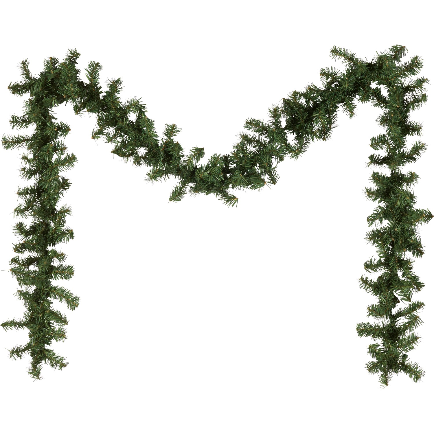 BWO Vánoční umělá girlanda jedlová zelená 180x větev, 270 cm
