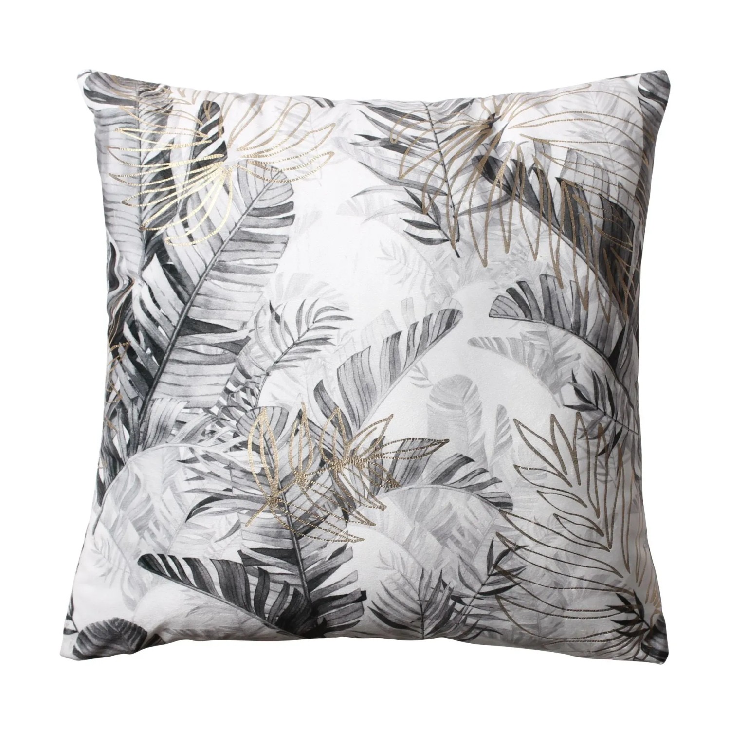 SPLENDID Polštář dekorativní SAMUI šedo-stříbrný 45 x 45 cm