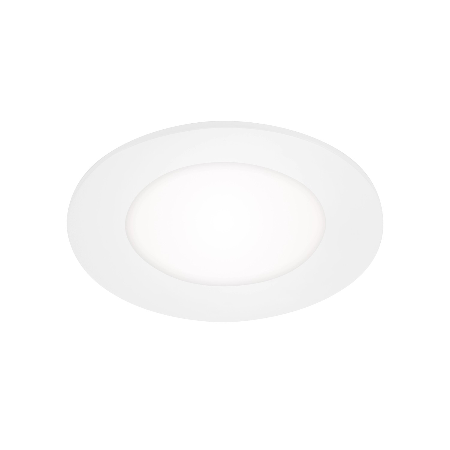 Briloner LED vestavné svítidlo FLAT IN bílé, 3 ks, 86 x 30 mm