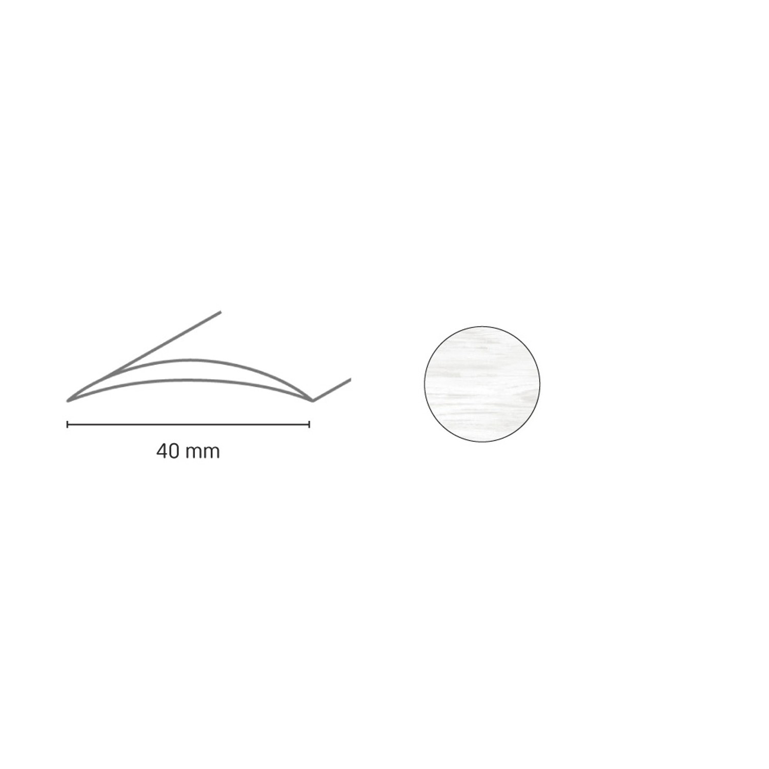 Döllken Profiles Přechodový profil DP 64 S samolepicí 40 x 930 mm, dub anderson