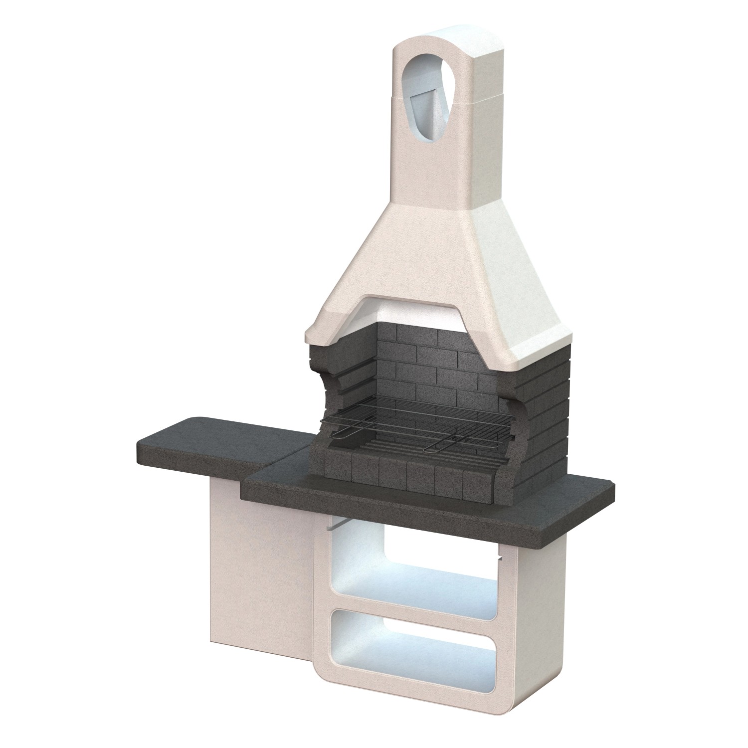 Sarom Zahradní grilovací krb Ulisse, 170 x 64 x 232 cm