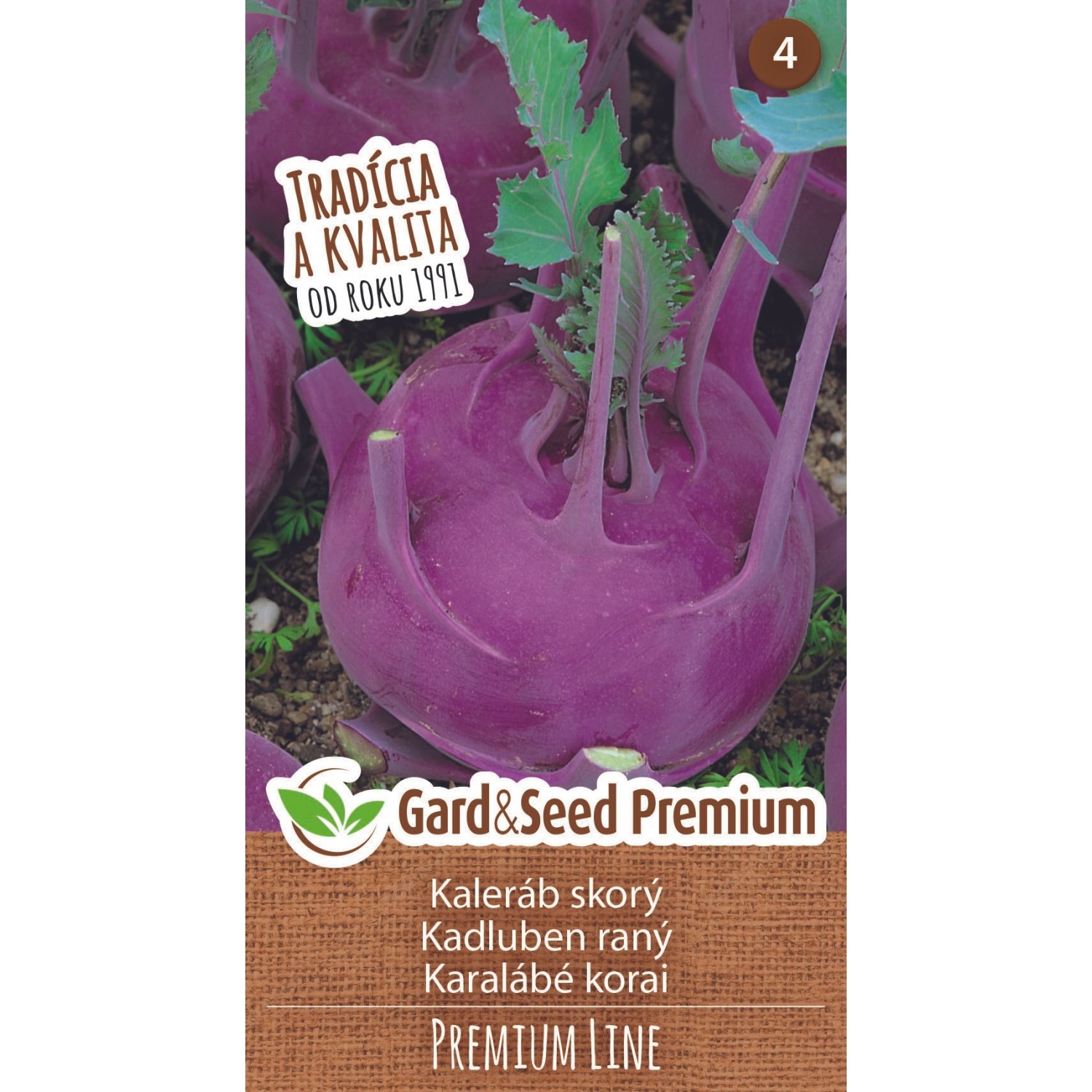 GardenSeed Premium Semínka Kedluben modrý raný PREMIUM