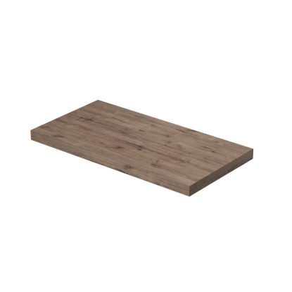 INTEDOOR Umyvadlová deska BEE bez výřezu, š. 90 cm, dub Wellington