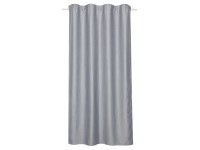 Sehlbach Závěs se skrytými poutky, Blackout Shine, stříbrně šedý, 175 x 135 cm