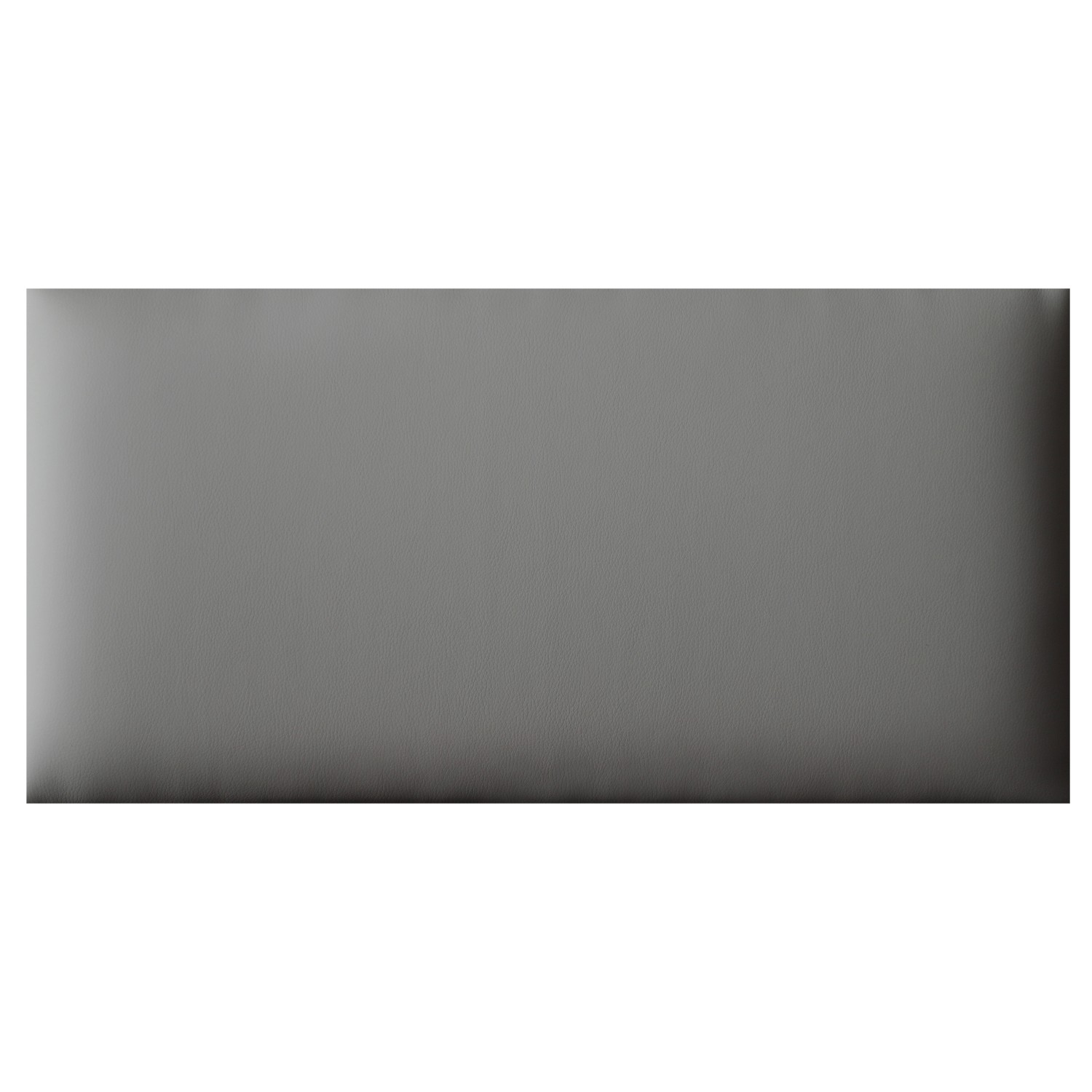 Textilní nástěnný panel ve vzhledu kůže Madryt 990, šedá, 60 x 30 cm