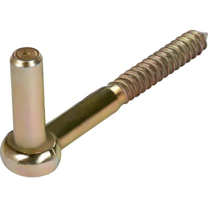 Šroubovací závěsný čep, žlutě pozinkovaný, 120 mm, Ø 13 mm