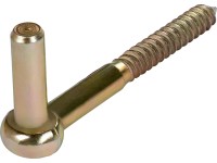 Šroubovací závěsný čep, žlutě pozinkovaný, 120 mm, Ø 13 mm