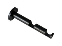 Gardinia Dvojitý kombinovaný držák Chicago otevřený, černý matný