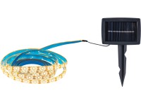 GLOBO Solární světelný řetěz plastový černý 180xLED 0,2W 3000K IP44 8x3000mm