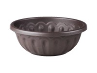 Plastia Žardina Lea, čokoláda, pr. 18 cm