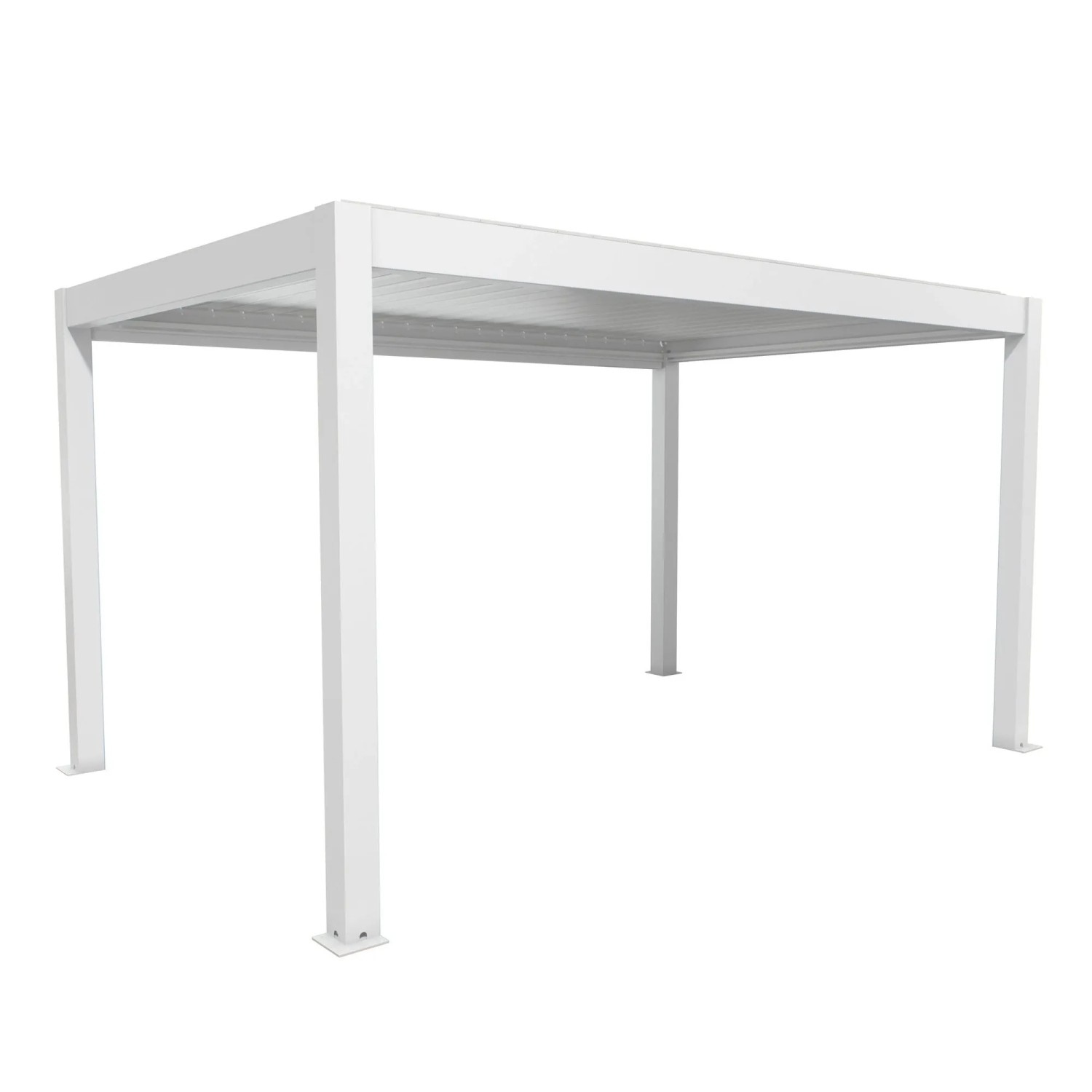 Biohort Pergola 4,5 x 3 bílá/stříbrná 460 x 312 cm