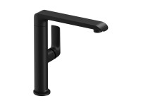 RAVAK Umyvadlová/dřezová baterie Flat Black FL 016.20BL bez výpusti, 260 mm