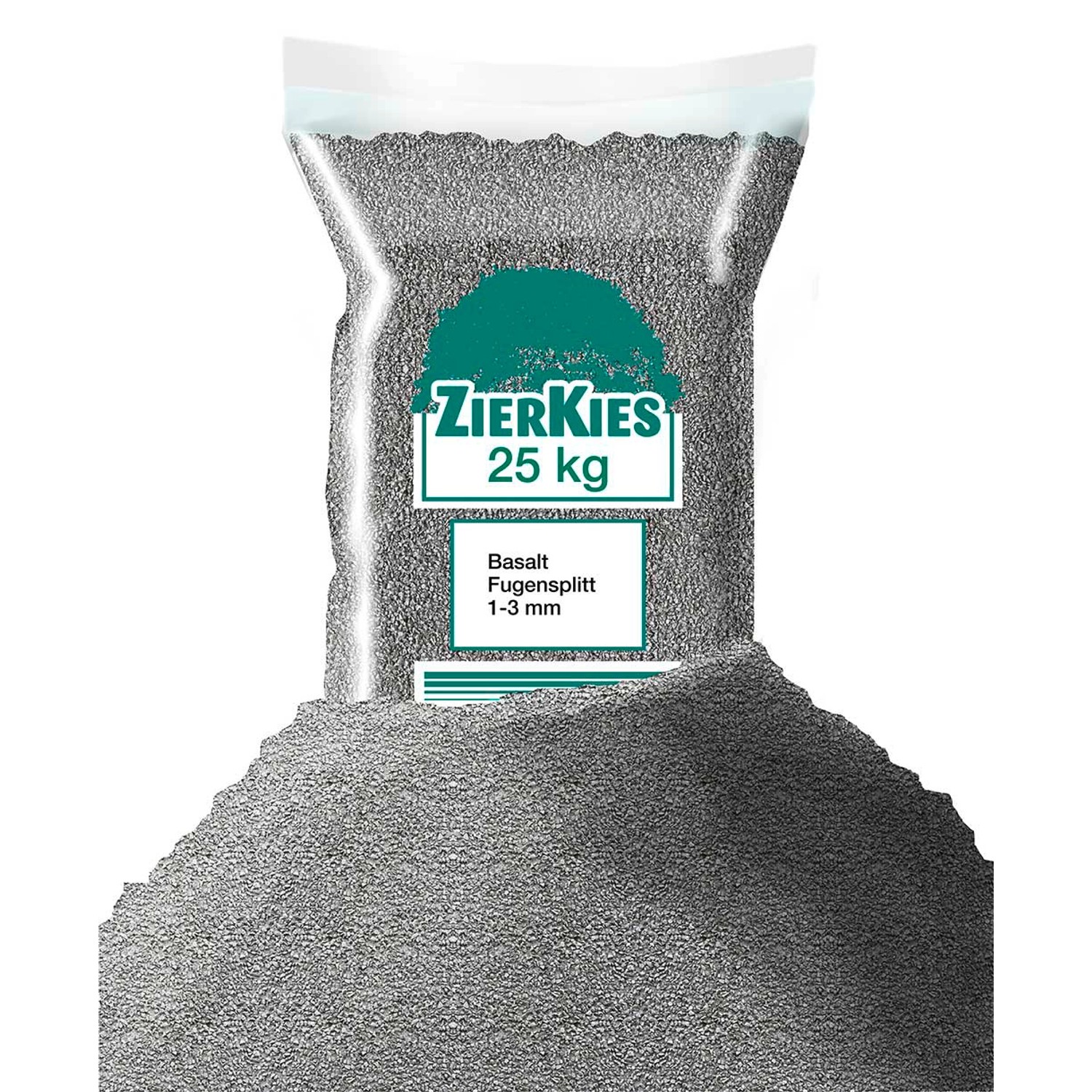 WECO Čedičová spárovací drť černá, 1-3 mm, 25 kg/pytel