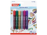 tesa Třpytivé dekorační pero GLITTER DECO, 6 x 10 g