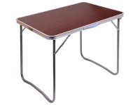 Cattara Stůl kempingový BALATON skládací hnědý 80 x 60 x 66 cm