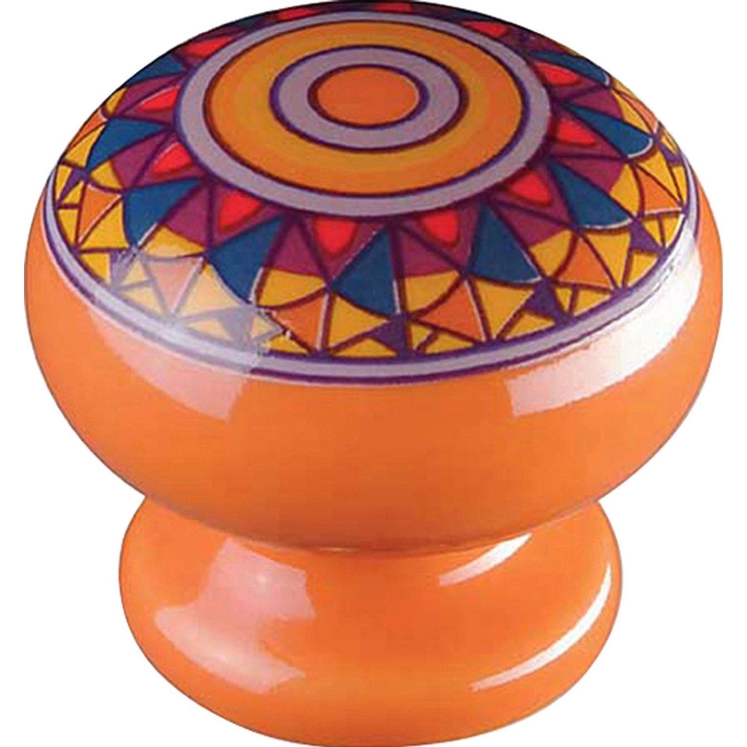 Knoflík SP51 porcelán oranžový