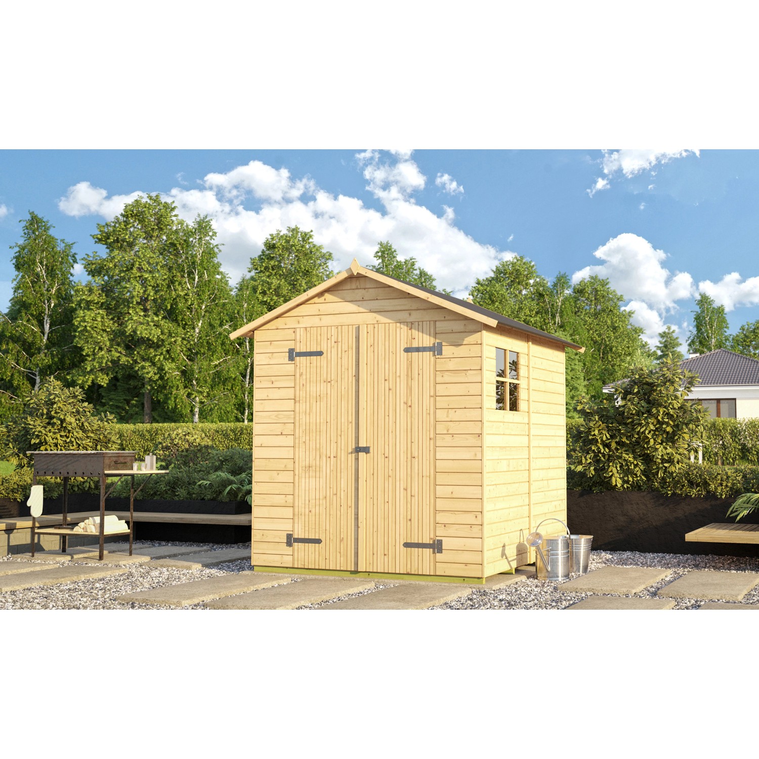 Weka Dřevěný zahradní domek Easy 3 180 x 186 cm