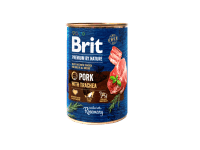 Brit Kapsička pro psy Premium by Nature Pork with Trachea 400 g Brit Kapsička pro psy Premium by Nature Pork with Trachea 400 g