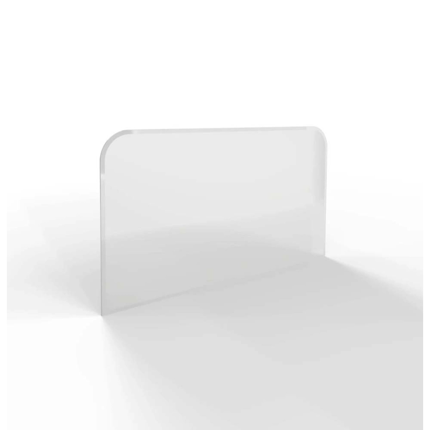 HS Flamingo Sklo pod kamna oblouk 2xR100, čiré, 1100 x 600 x 6 mm