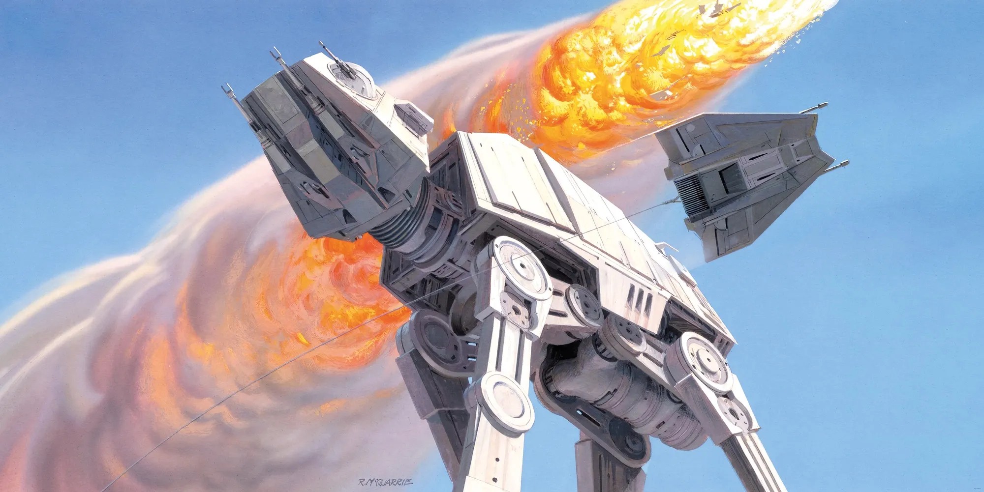 Komar Wandbild Star Wars Classic 'Hoth Battle Ground' – Kunstdruck 70x50 Cm, Ohne Rahmen, Made In Germany