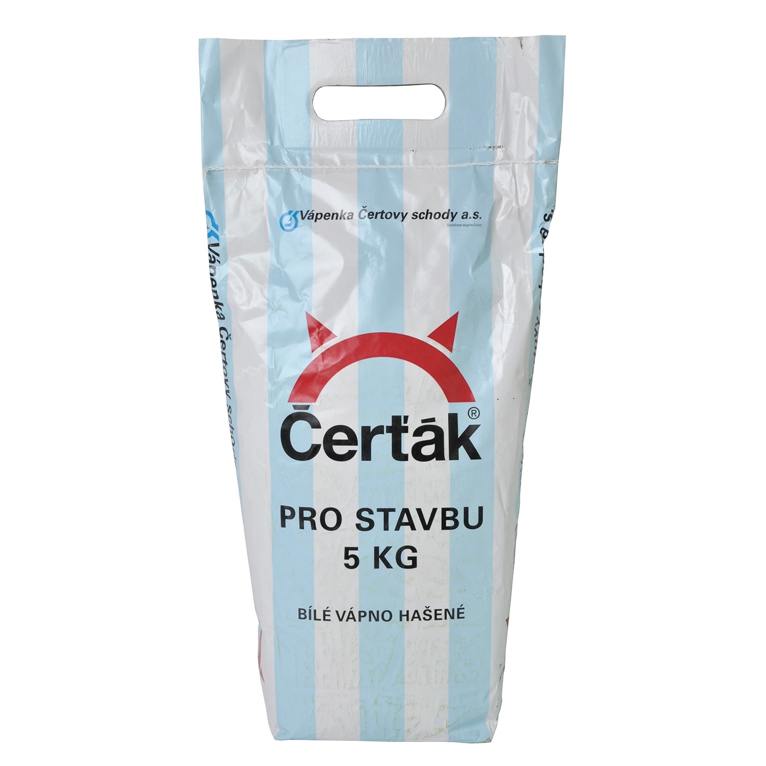 Čerťák Hašené bílé vápno pro stavbu 5 kg
