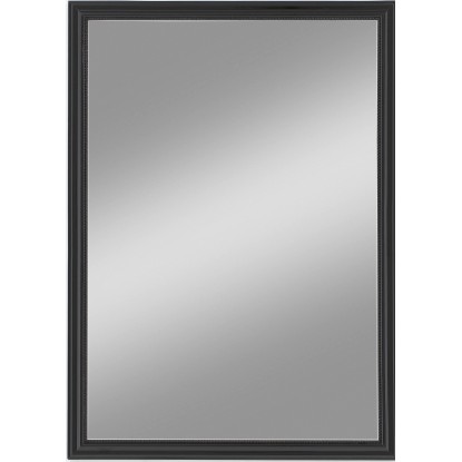 Kristall-Form Zrcadlo v rámu Colorado, černé, 70 x 50 cm