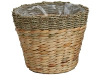 Košík kulatý, přírodní, pr. 18 x 16 cm