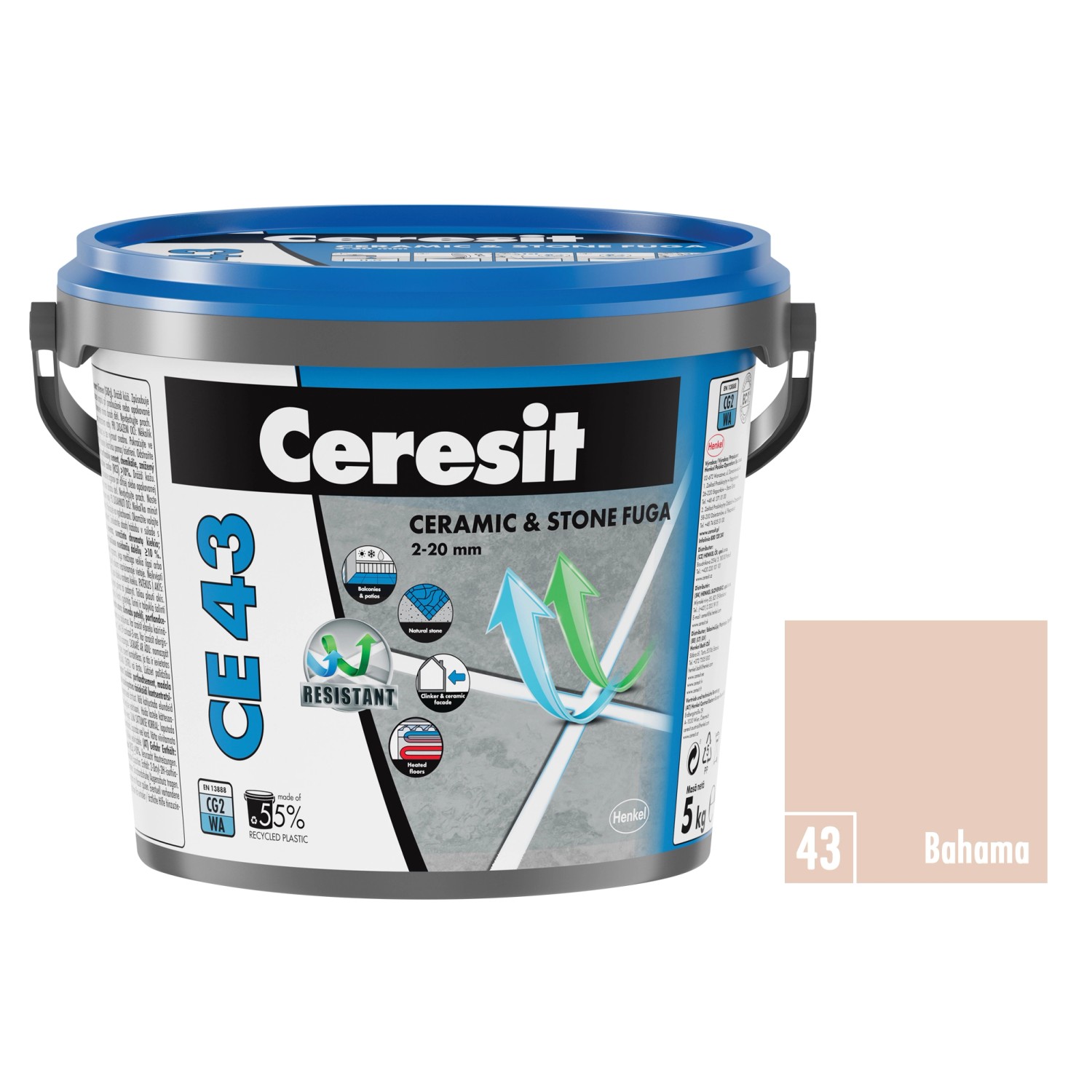 Spárovací hmota CE43 bahama 5kg