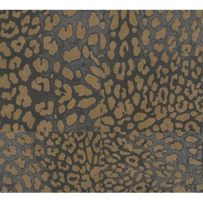 A. S. Creation Vliesová tapeta Desert Lodge Leopardí vzor šedá-zlatá