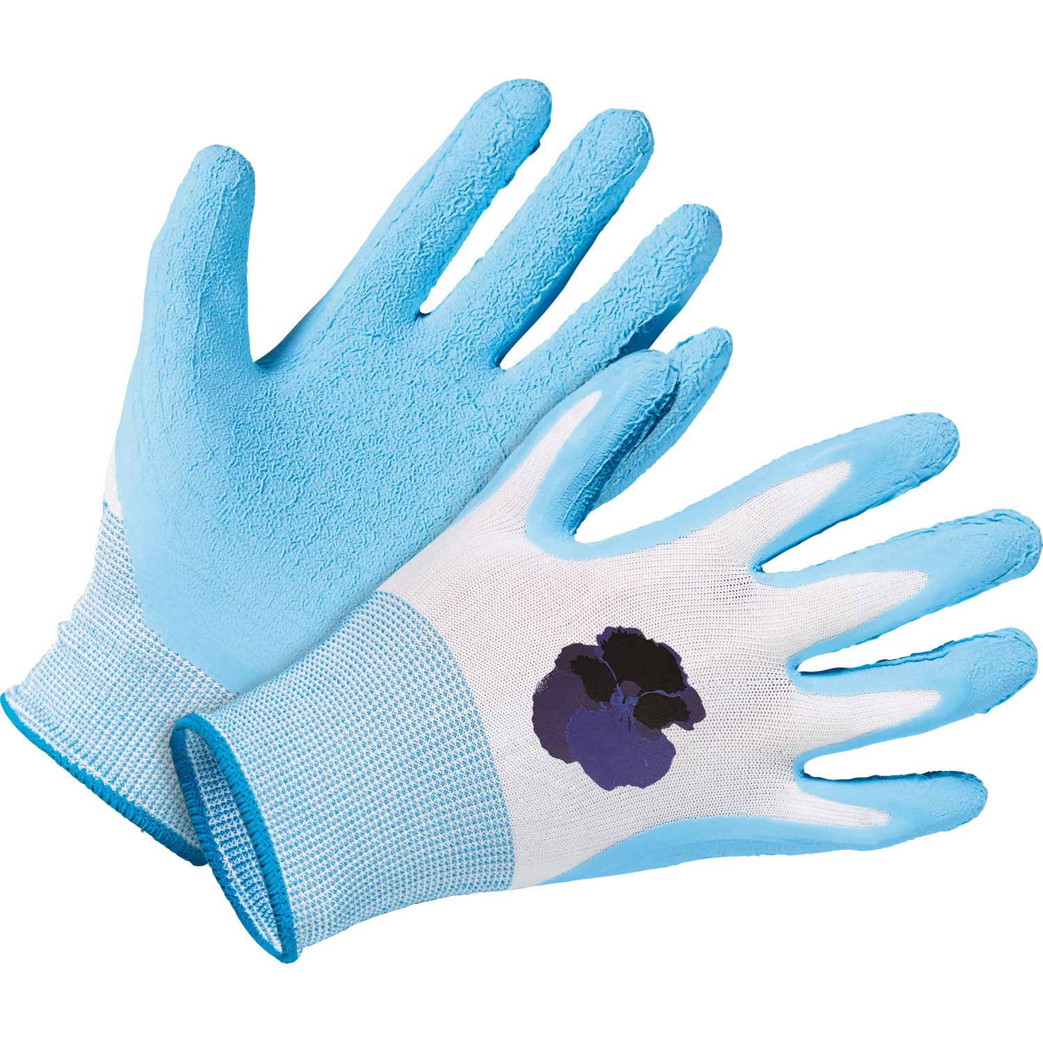 LUX-TOOLS Zahradní latexové rukavice modré velikost 9