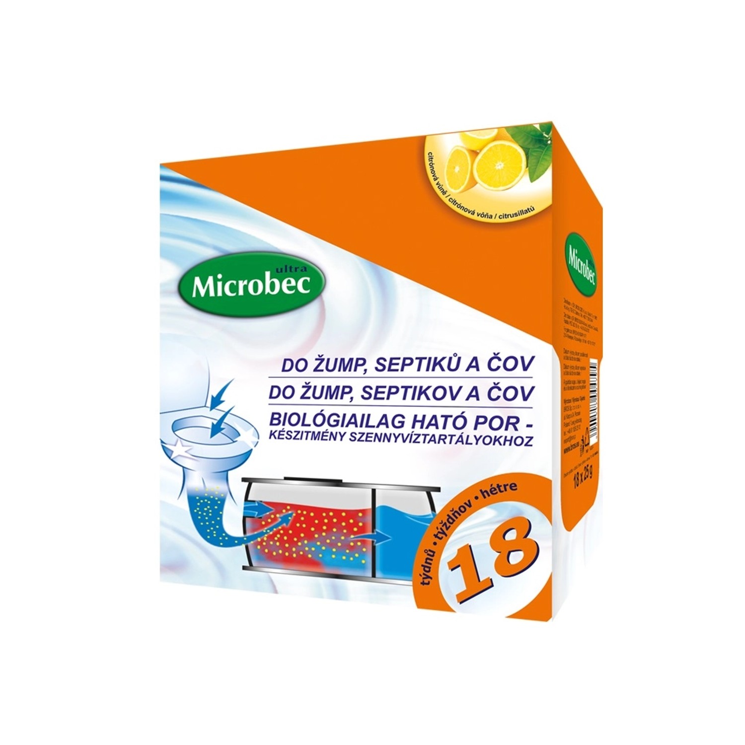 BROS Mikrobiologický přípravek do žump a septiků Microbec 25 g