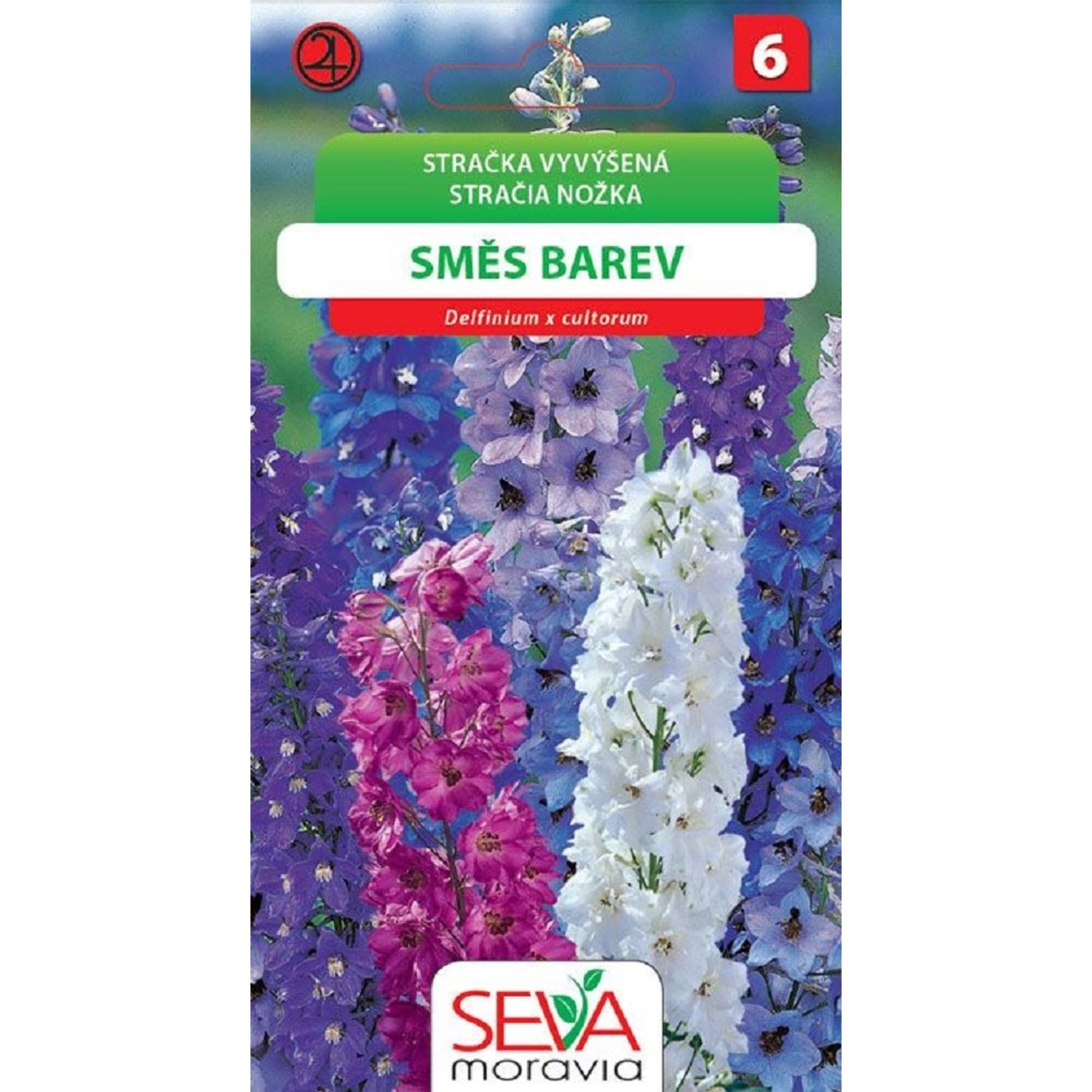 Semínka Stračka vyvýšená směs barev (Delfinium x cultorum)