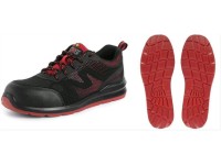 CXS Obuv polobotka ISLAND SYROS O1 ESD, černo - červená, vel. 41