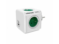 Cubenest Rozbočovač PowerCube Original USB PD 20W, 4x zásuvka + USB A+C, zelená Cubenest Rozbočovač PowerCube Original USB PD 20W, 4x zásuvka + USB A+C, zelená