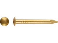 LUX-TOOLS Hřebík s kulatou hlavou pomosazený pr. 2,0 x 30 mm, 100 ks
