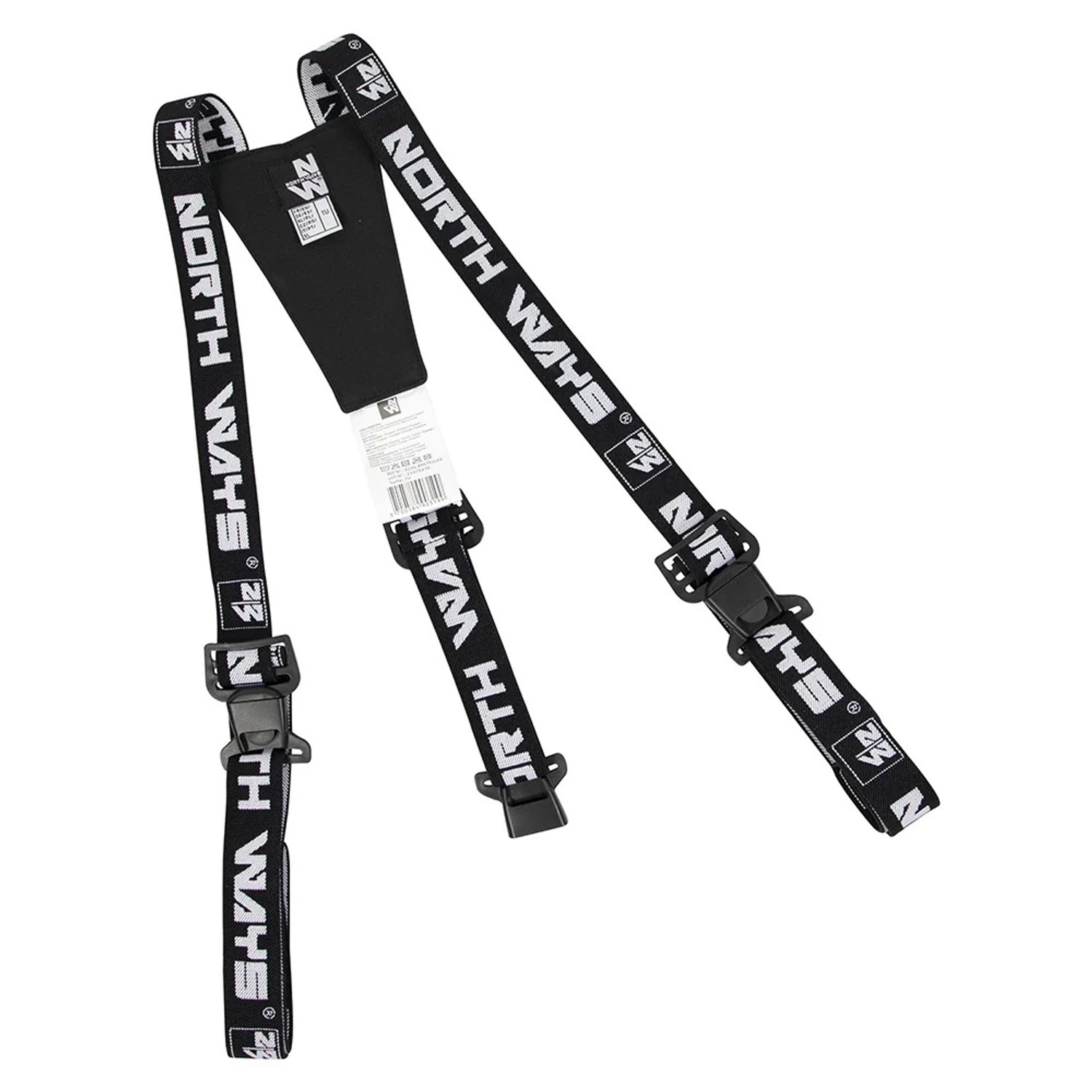 NINE WORTHS Kšandy BRETELLES černé one size