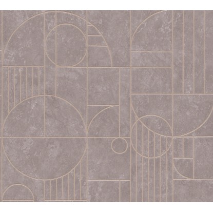 A. S. Creation Vliesová tapeta My Home My Spa Tvary šedá