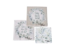 Boltze Papírové ubrousky Eukana různé druhy, 20 ks