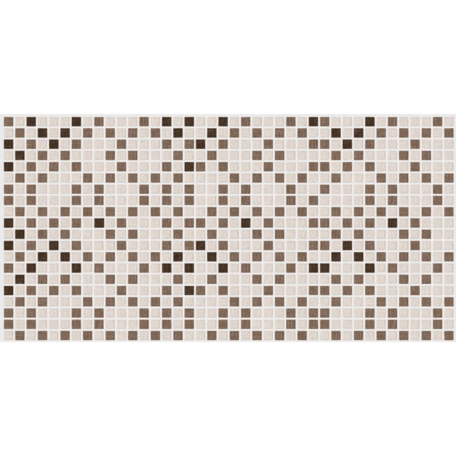 PVC obkladový panel Mosaic Brown 0,35 mm, 96,4 x 48,4 cm