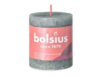 Bolsius Svíčka válcová Rustic Eucalyptus Green 68 x 80 mm