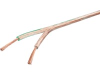 Schwaiger Kabel k reproduktoru 2x 0,75 mm2 transparentní 10 m