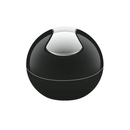 Spirella Odpadková koš Bowl plast zářivě černý