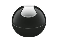 Spirella Odpadková koš Bowl plast zářivě černý