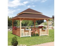 Maone Dřevěný zahradní altán VACLAV, 350 x 350 cm