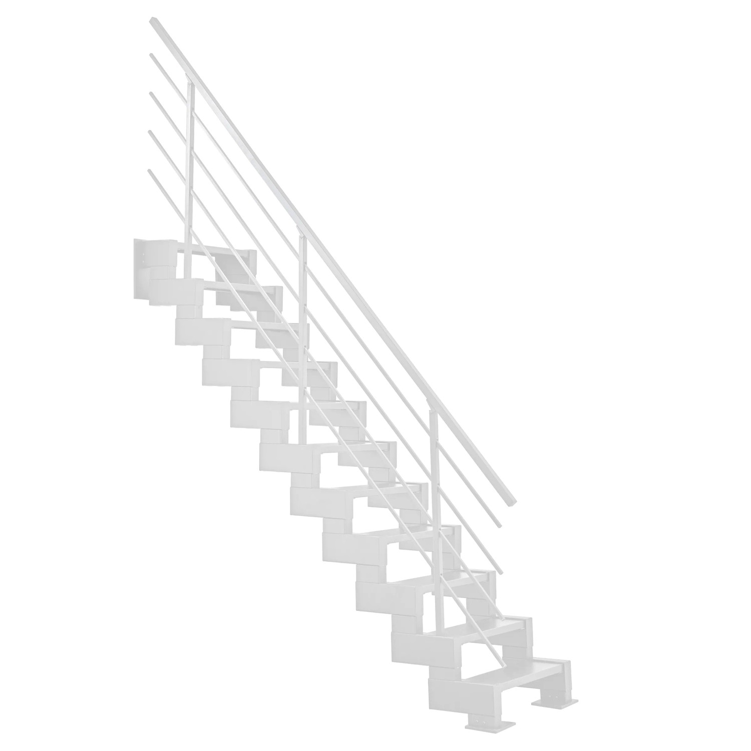 Minka STAIRS Přímé modulové schodiště Modulario Mini bílé, 300 cm