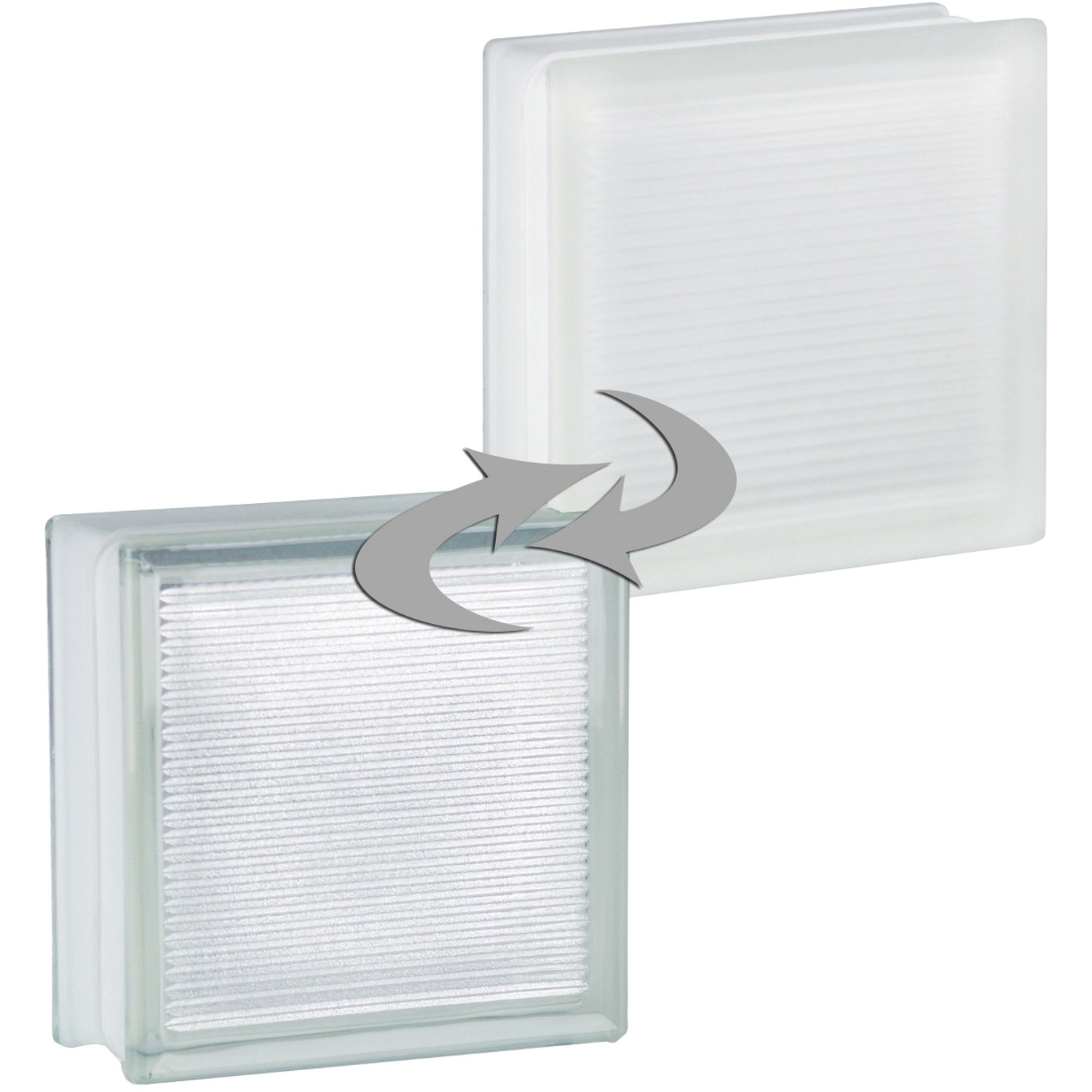 Fuchs Design Luxfera Xenon lesklá/mléčné sklo, bílá, 19 x 19 x 8 cm