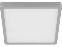 EGLO Stropní LED svítidlo Molay 28,5 cm x 28,5 cm stříbrné